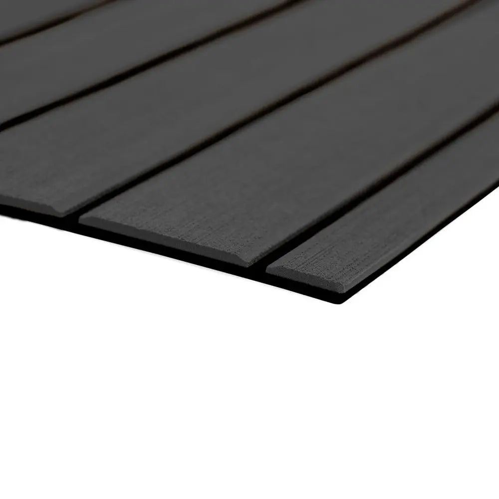 SeaDek 40 x 80 Inch 6mm Teak Full Sheet with Brushed Texture - Dark Grey/Black