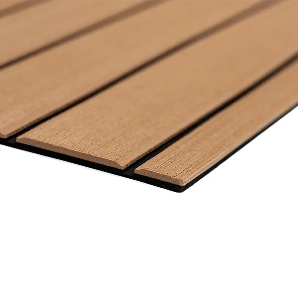 SeaDek 40" x 80" 6mm Teak Full Sheet - Mocha/Black Brushed Texture for DIY Boat Flooring