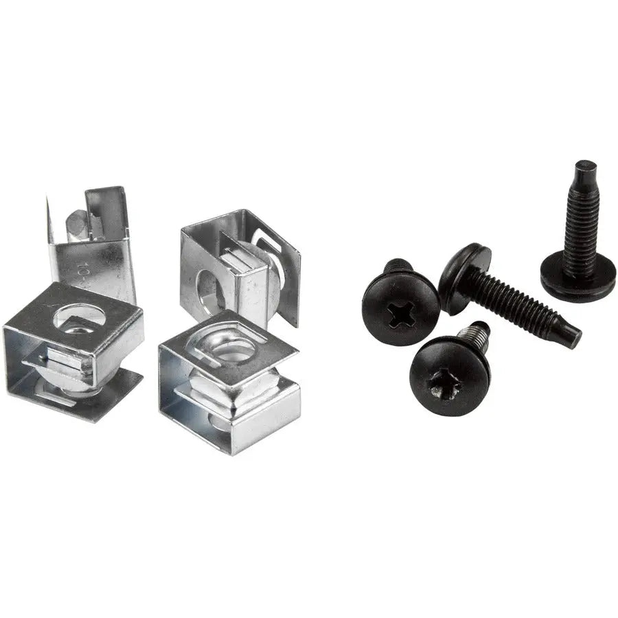 StarTech.com 10-32 Server Rack Screws and Clip Nuts, 50 Pack for Easy Mounting