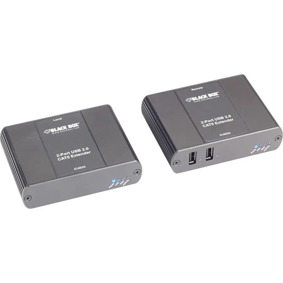 Black Box CATx USB 2.0 Extender - 2-Port for Long-Distance USB Connectivity