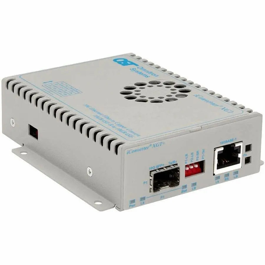 Omnitron Systems 10GBASE-T Ethernet Copper to Fiber Media Converter (Part No. 8589N-0-F)