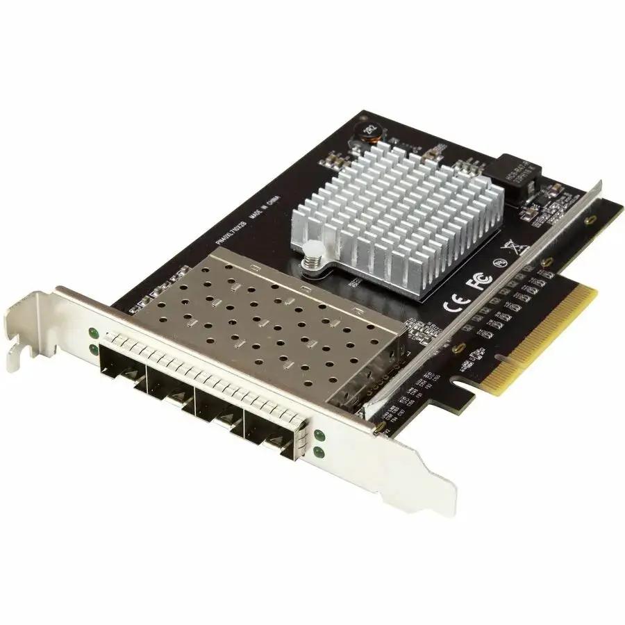 StarTech.com Quad-Port 10G SFP+ Network Card - Intel XL710 PCIe Fiber Optic Adapter for Servers and Workstations by STARTECH.COM
