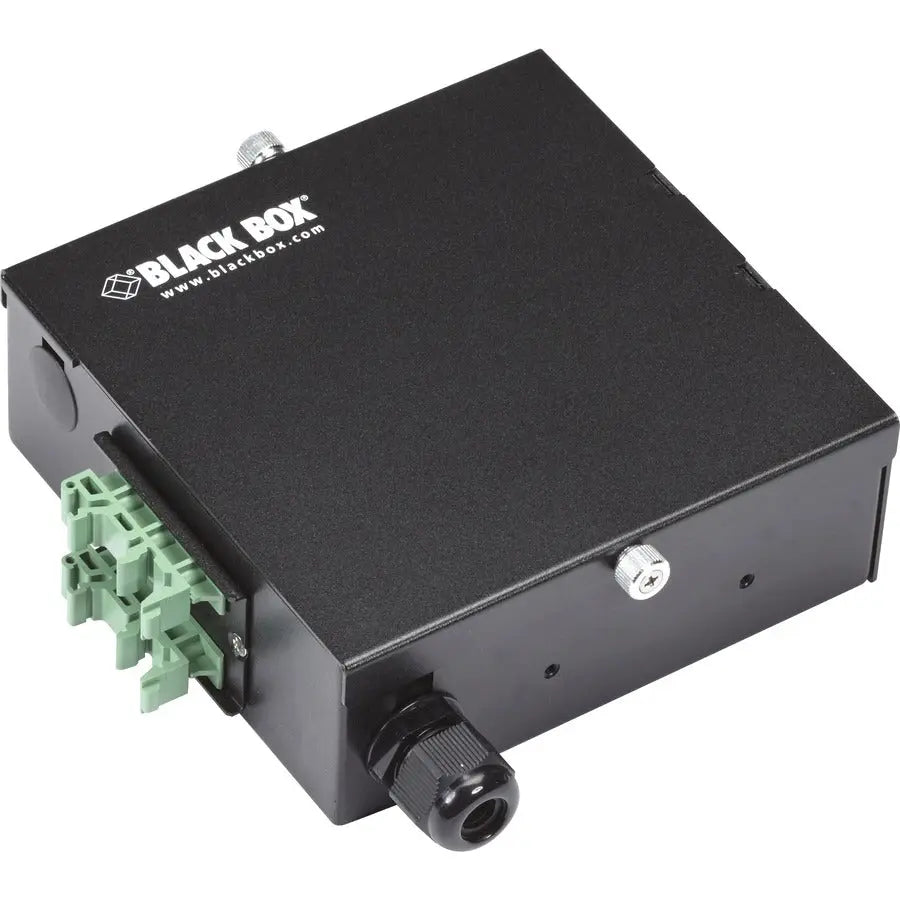 Black Box JPM39 Series DIN Rail Mini Fiber Enclosure - Steel Wall Mount Fiber Management Box
