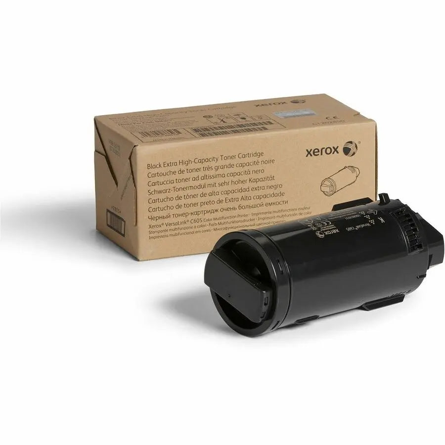 Xerox Genuine VersaLink C605 Black High-Capacity Toner Cartridge (16900 Pages) – Model 106R04013