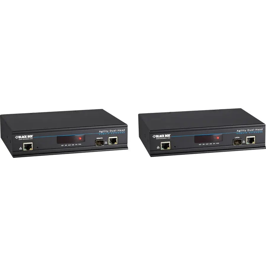 Black Box Agility KVM-Over-IP Matrix Kit with Dual-Head DVI-D and USB 2.0 (Part ACR1020A)