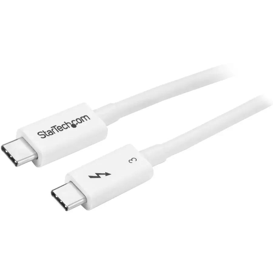 StarTech 1.6ft (50cm) Thunderbolt 3 Cable with 40Gbps Data Transfer and 100W Power Delivery by StarTech.com
