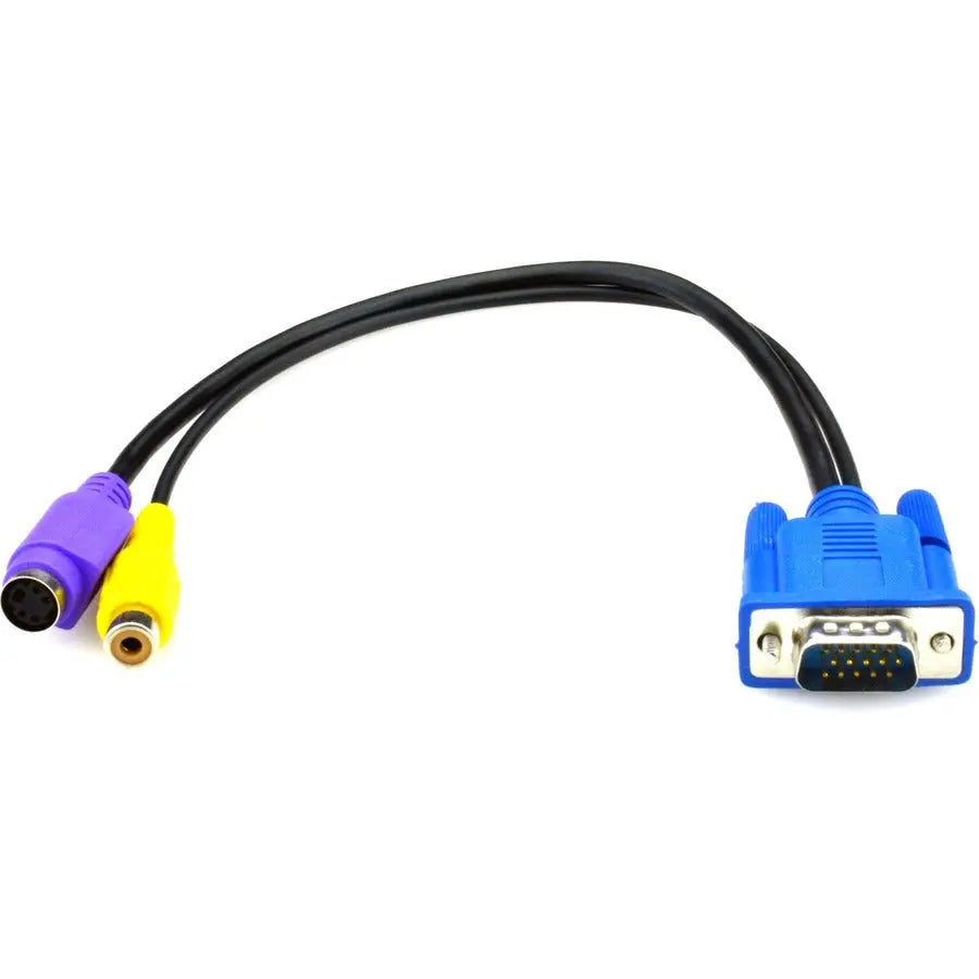 Black Box VGA to Composite and S-Video Adapter Cable - 12.5 Inch