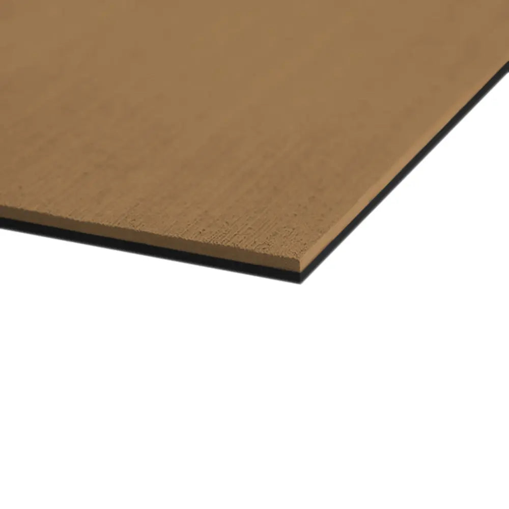 SeaDek 40" x 80" Two Color Full Sheet - Mocha and Black Brushed Texture, 6mm Thickness for DIY Boat Flooring