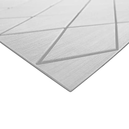 SeaDek 40 x 80 Inch Two-Color Diamond Full Sheet with Brushed Texture - Cool Grey and Storm Grey