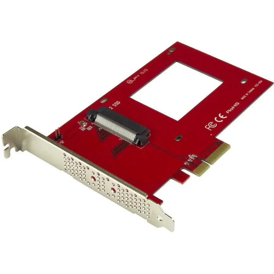StarTech.com U.2 to PCIe Adapter for 2.5" NVMe SSD - SFF-8639, x4 PCI Express 3.0