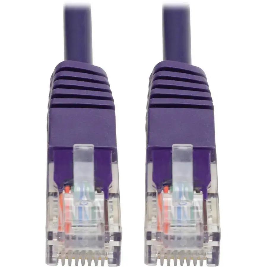 Eaton Tripp Lite Series Cat5e 350 MHz Molded UTP Patch Cable (RJ45 M/M), 6 ft, Purple by Eaton Corporation