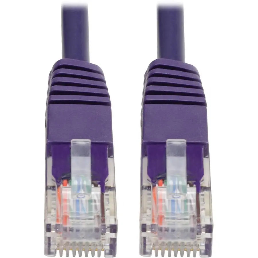 Eaton Tripp Lite Series N002-006-PU 6 ft. Purple Cat5e 350 MHz Molded UTP Patch Cable (RJ45 M/M)