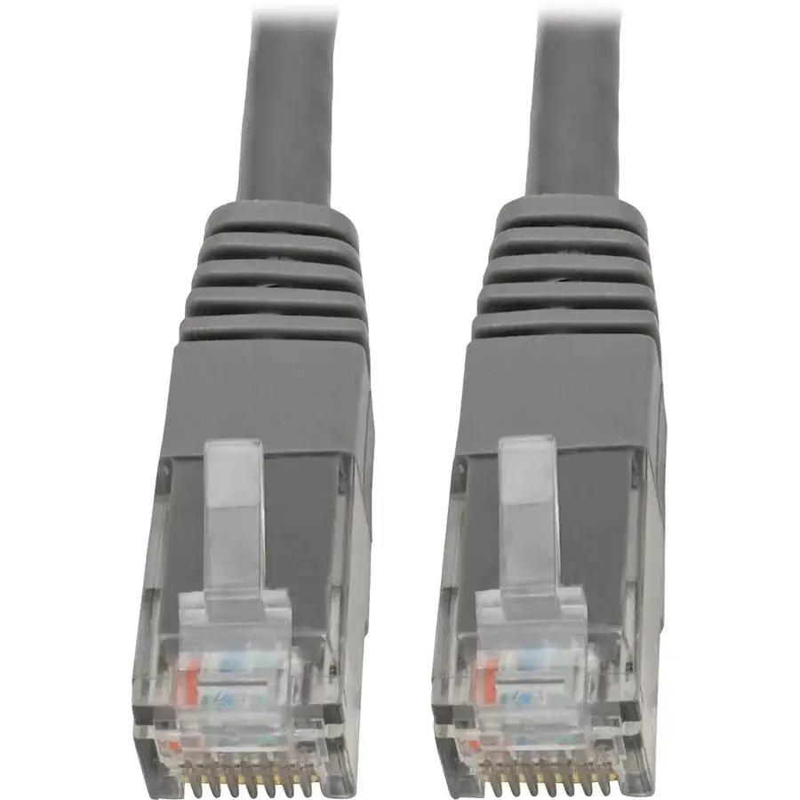 Tripp Lite Eaton N200-003-GY Cat6 Gigabit Ethernet Patch Cable, 3 ft, Gray by Eaton Corporation