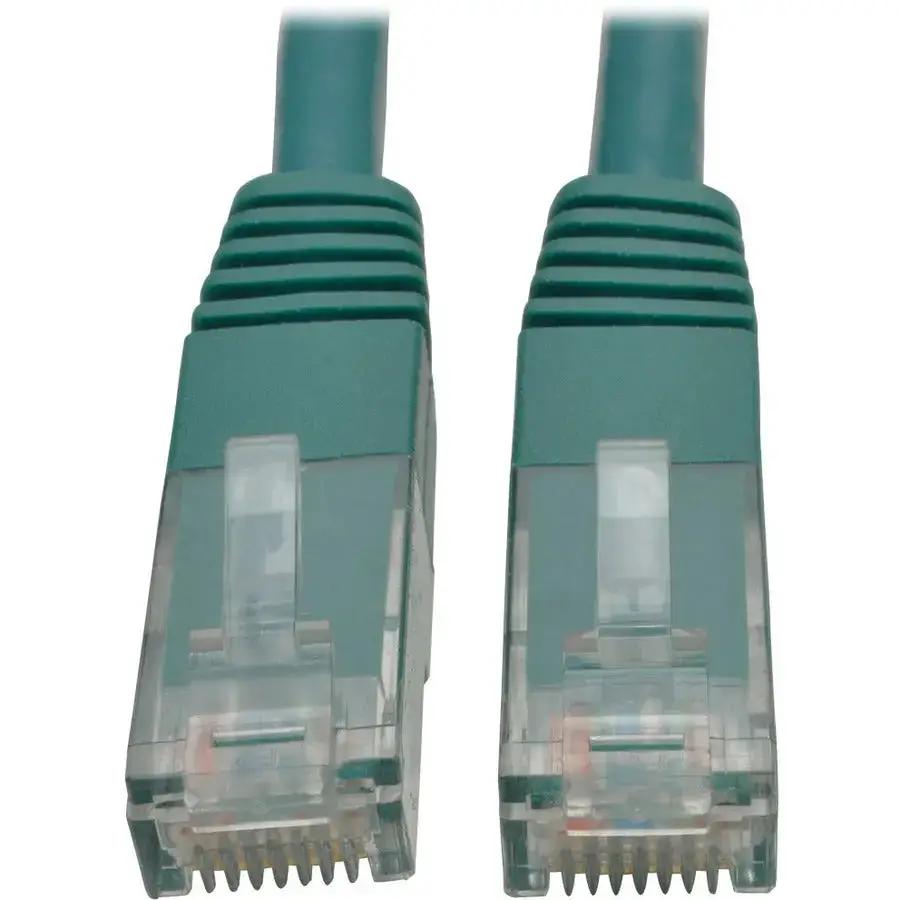 Tripp Lite Eaton N200-006-GN Cat6 Gigabit Ethernet Patch Cable, 6 ft, Green by Eaton Corporation