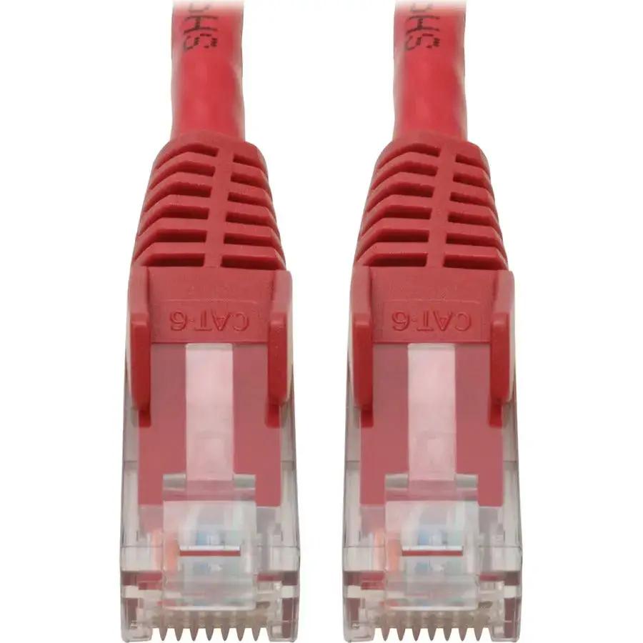 Tripp Lite Eaton N201-004-RD Cat6 Gigabit Snagless Ethernet Patch Cable, 4 ft, Red by Eaton Corporation
