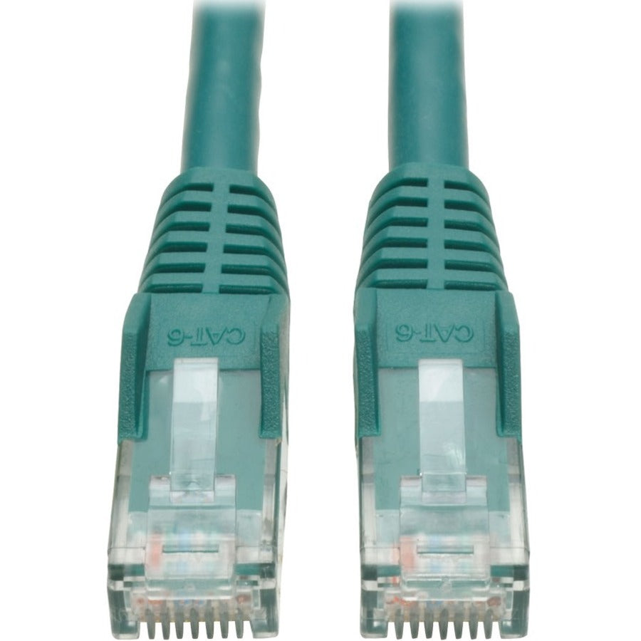 Eaton Tripp Lite Series Cat6 Gigabit Snagless UTP Ethernet Cable - 35 ft Green