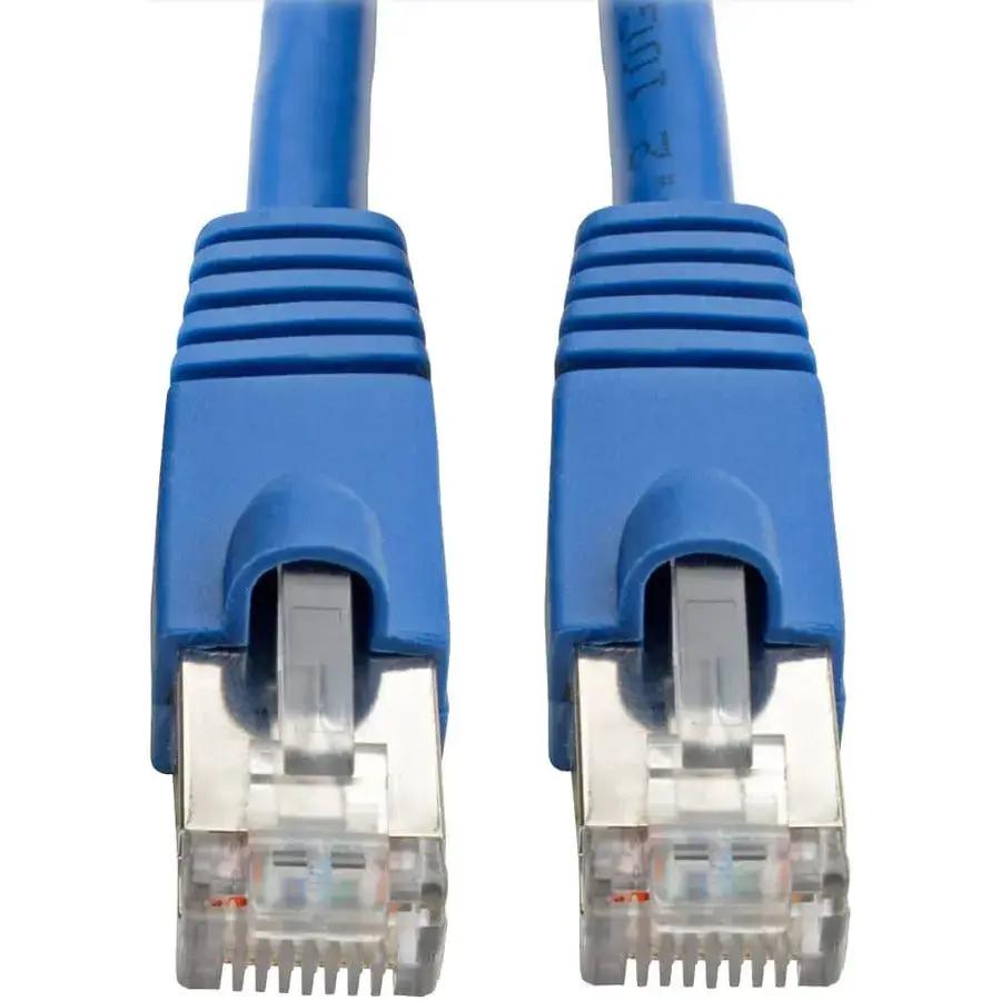 Eaton Tripp Lite Series Cat6a 10G Shielded STP Ethernet Cable (RJ45 M/M) - 35 ft Blue by Eaton Corporation