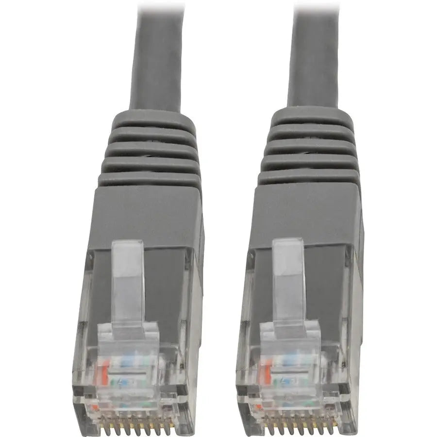 Eaton Tripp Lite Series N200-002-GY 2 ft Gray Cat6 Ethernet Patch Cable for High-Speed Network Connections