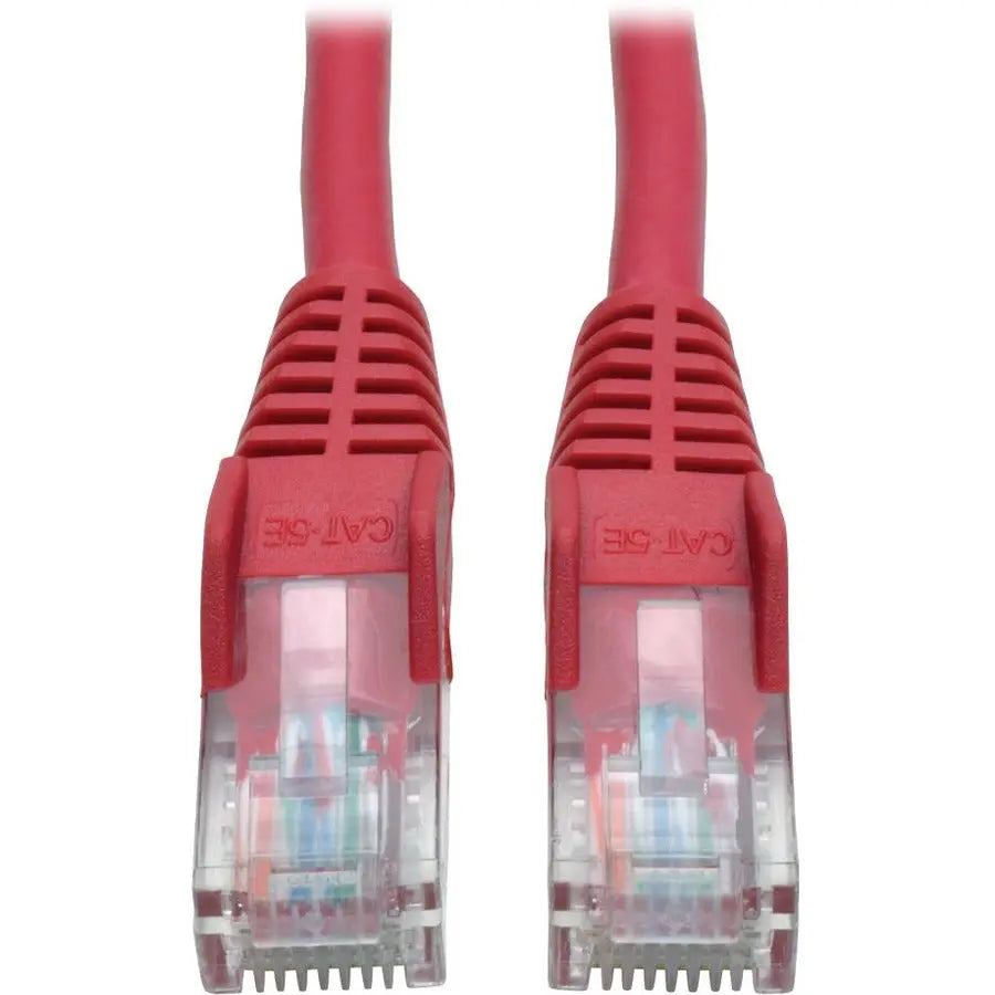 Eaton Tripp Lite Series N001-006-RD 6 ft. Cat5e Ethernet Patch Cable with Snagless RJ45 Connectors, Red