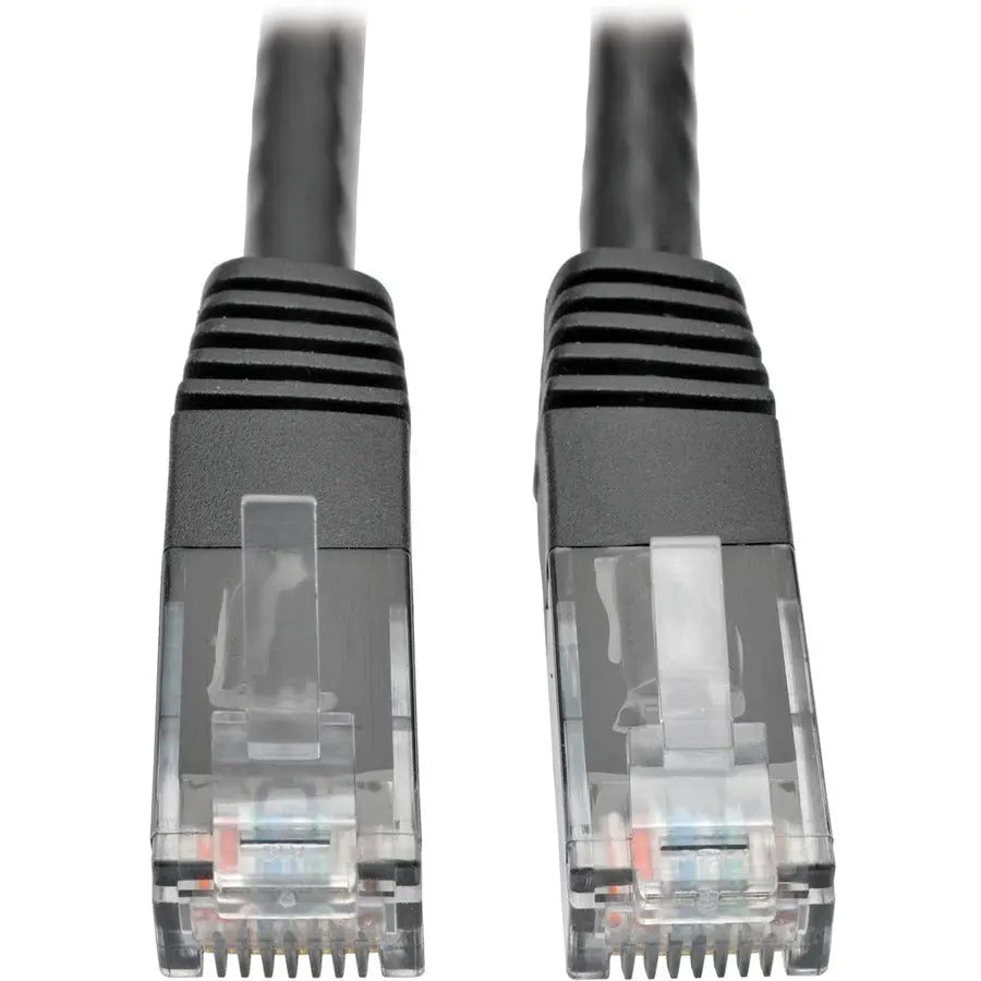 Eaton Tripp Lite Series N200-035-BK 35 ft Cat6 RJ45 Patch Network Cable for High-Speed Ethernet and Data Transmission