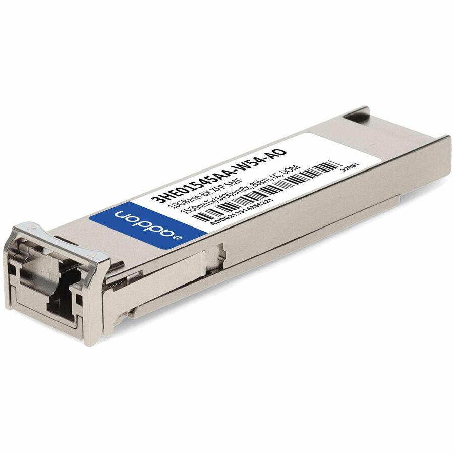 AddOn Alcatel-Lucent Nokia 3HE01545AA-W54 Compatible 10GBase-BX XFP Transceiver (SMF, 1550nmTx/1490nmRx, 80km, LC, DOM)