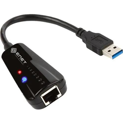 ENET AD-USB3-GRJ45 Gigabit Ethernet Card for Laptops and Tablets by NSI Industries