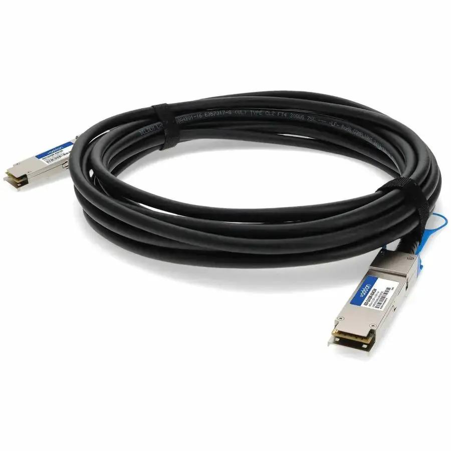 AddOn 5m QSFP+ Network Cable for Juniper and Brocade Devices - Active Twinaxial Copper Cable by ADDON