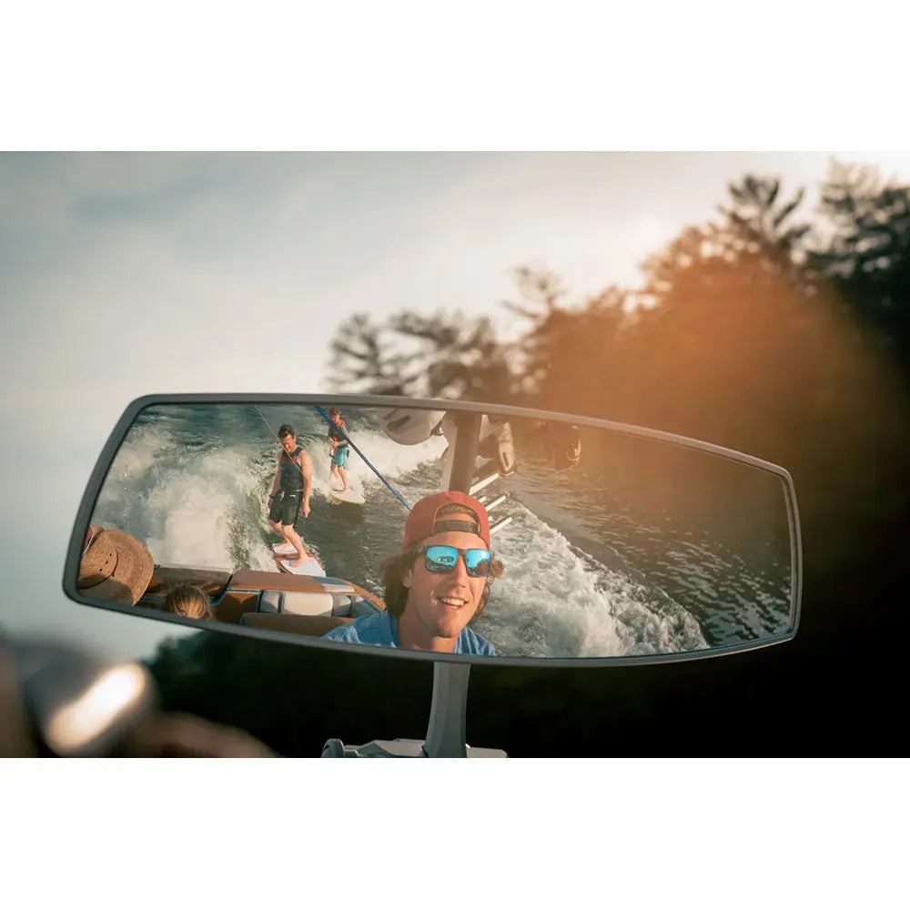 PTM Watersports VR-140 Elite Mirror - 6 x 20 Inches, 140 Degree View, Black