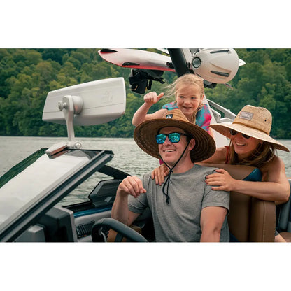 PTM Watersports VR-140 Elite Mirror - 6 x 20 Inches, 140 Degree View, Black