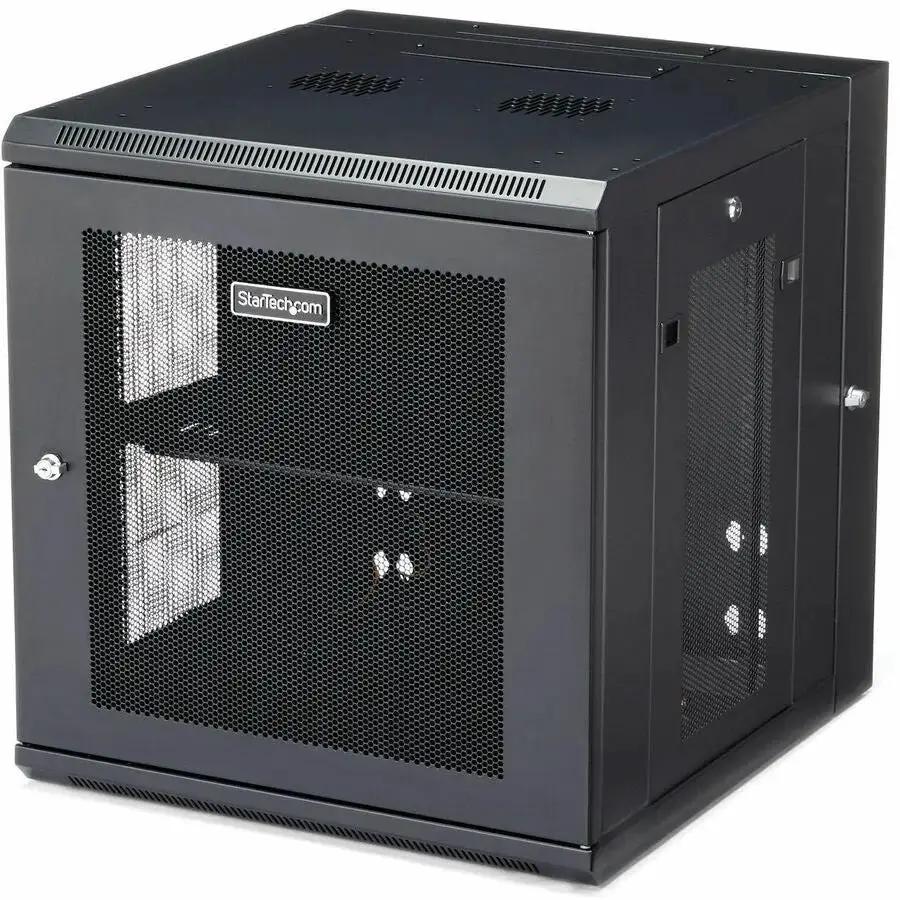 StarTech.com 12U Wall-Mount Server Rack Cabinet - 19.7 inch Deep Hinged Enclosure RK1224WALHM by STARTECH.COM