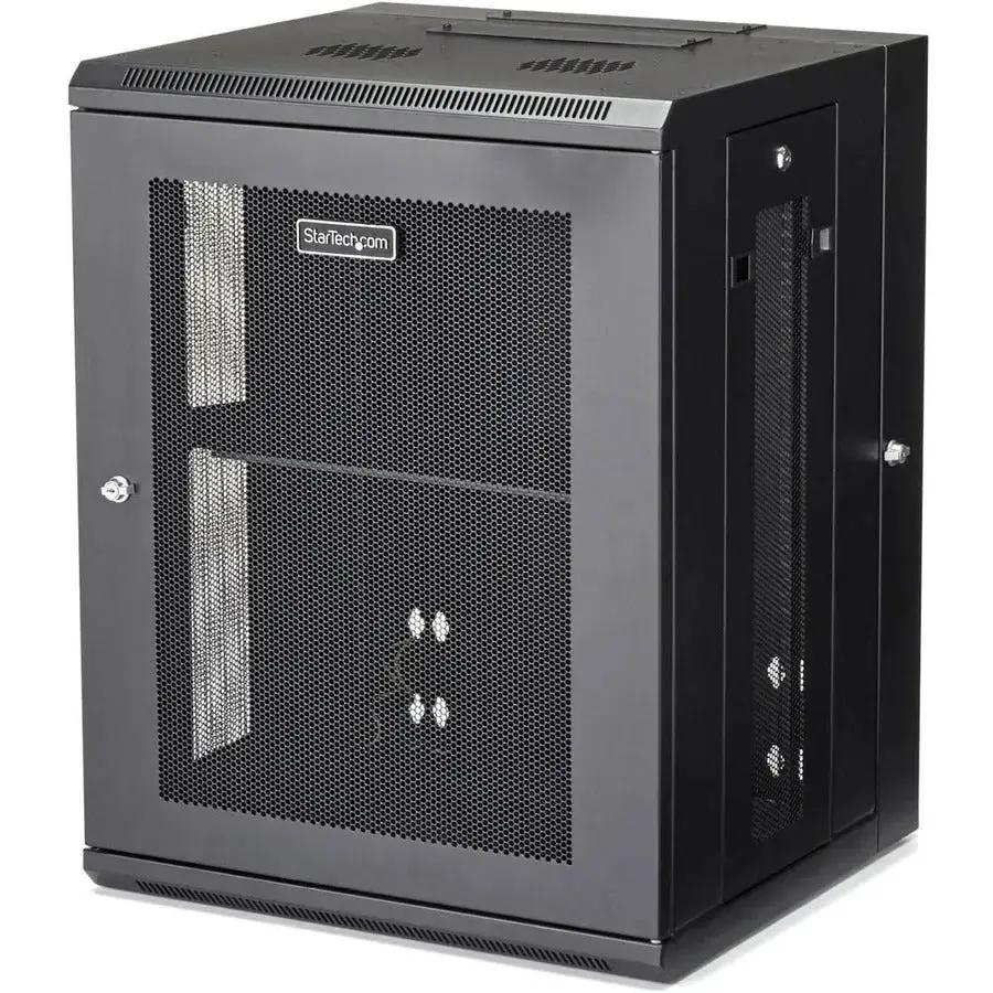 StarTech.com 15U Wall Mount Server Rack Cabinet - 16.1 in. Deep with Hinged Door and Locking Panels by STARTECH.COM