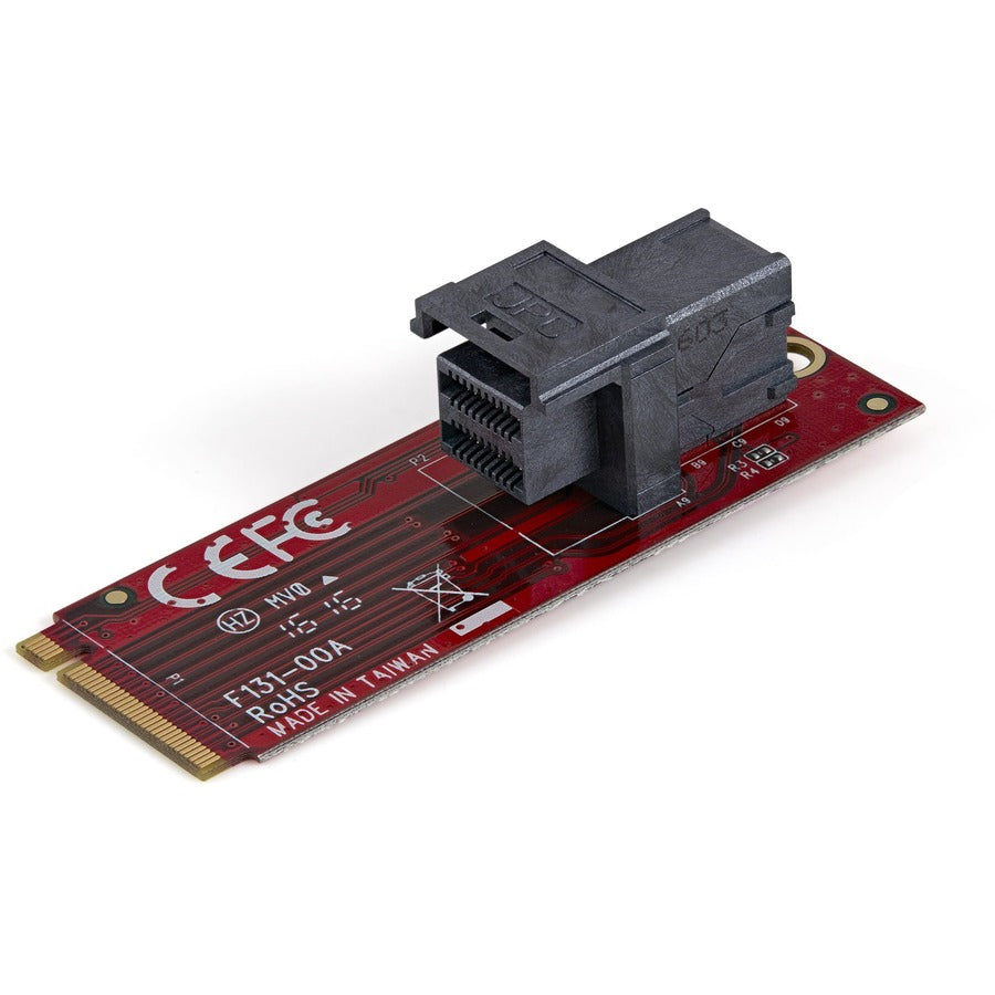 StarTech U.2 to M.2 PCIe x4 Adapter for U.2 NVMe SSD - SFF-8643 to M.2 PCIe 3.0 x4 Card