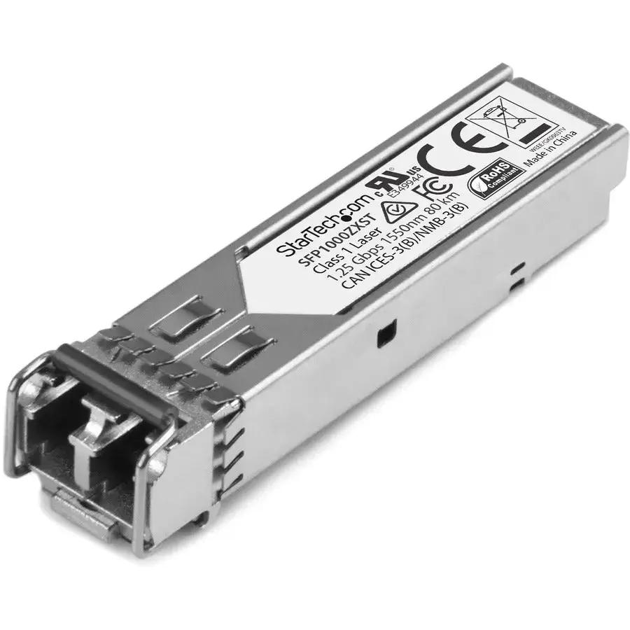StarTech.com SFP1000ZXST MSA Compliant 1GbE Fiber Transceiver Module for 80 km Range by StarTech.com