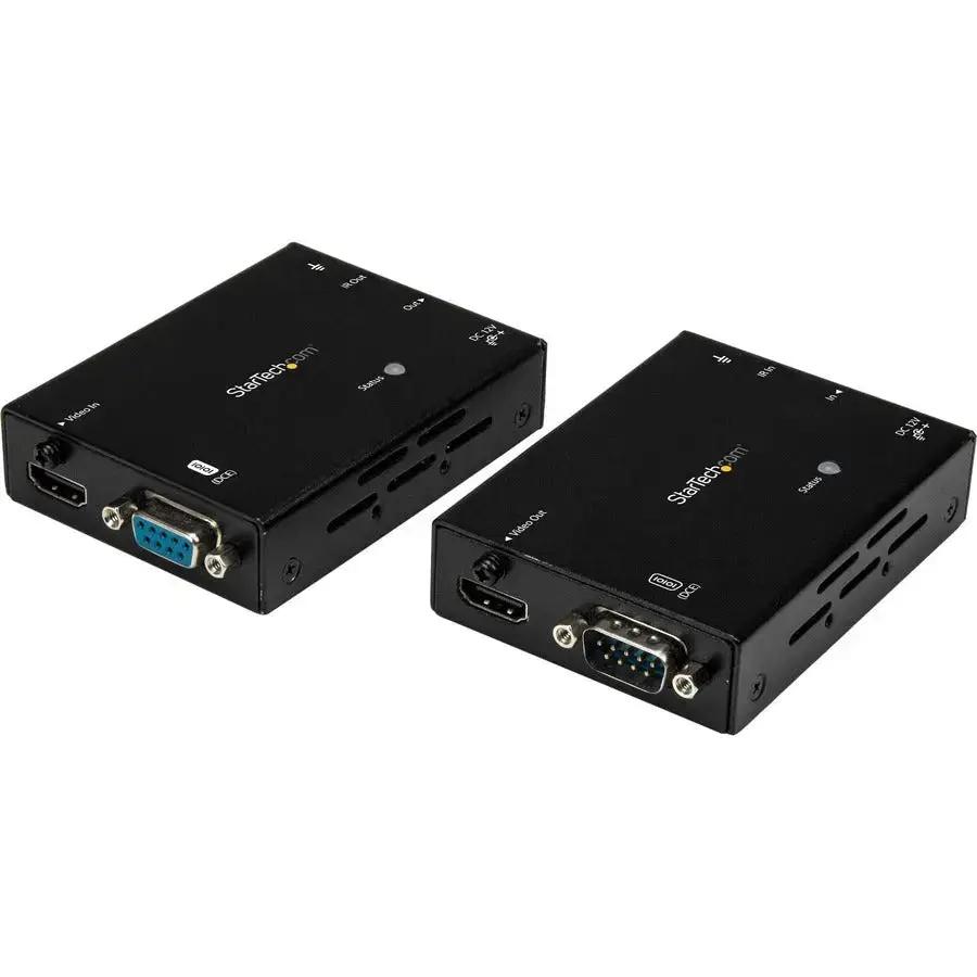 StarTech.com HDMI over CAT5 Extender with IR and Serial - 4K HDBaseT Transmitter/Receiver Kit by STARTECH.COM