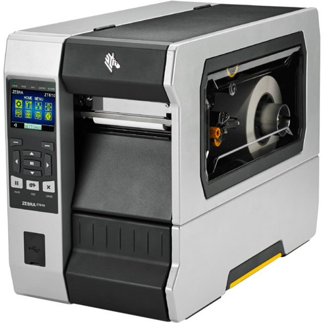 Zebra ZT610 ZT61046-T0101A0Z Industrial Direct Thermal/Thermal Transfer Printer, 600 dpi