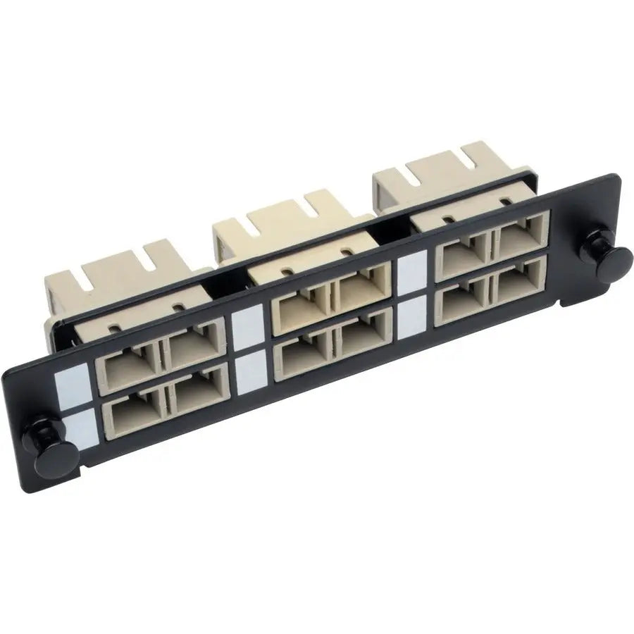 Eaton Tripp Lite Series N492-06D-SC High-Density Fiber Adapter Panel (MMF/SMF), Black