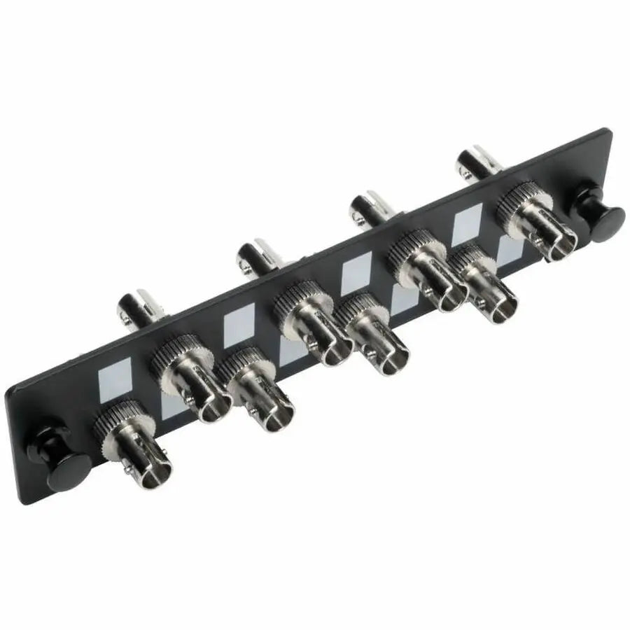 Eaton Tripp Lite Series N492-08S-ST High-Density Fiber Adapter Panel with 8 ST Connectors for Wall-Mount Enclosures