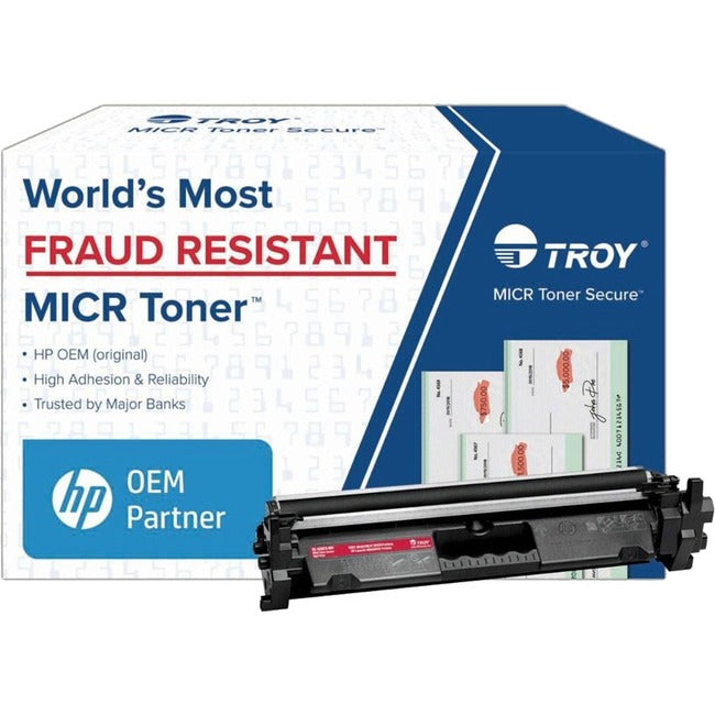 Troy Group M203/M227 MICR Toner Secure Cartridge for HP LaserJet Printers - Black, High Yield, Original CF230X