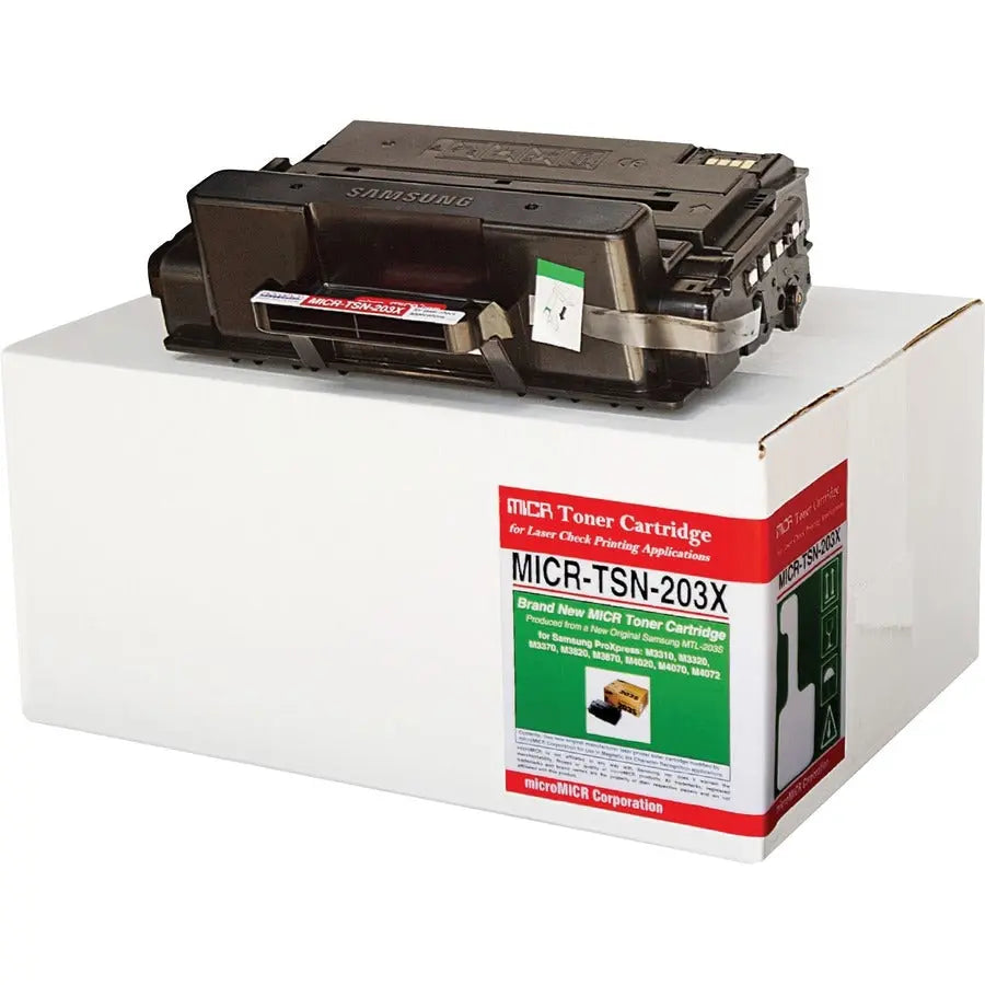 microMICR High Yield MICR Toner Cartridge MTL203X for Samsung Pro Xpress Series - Black