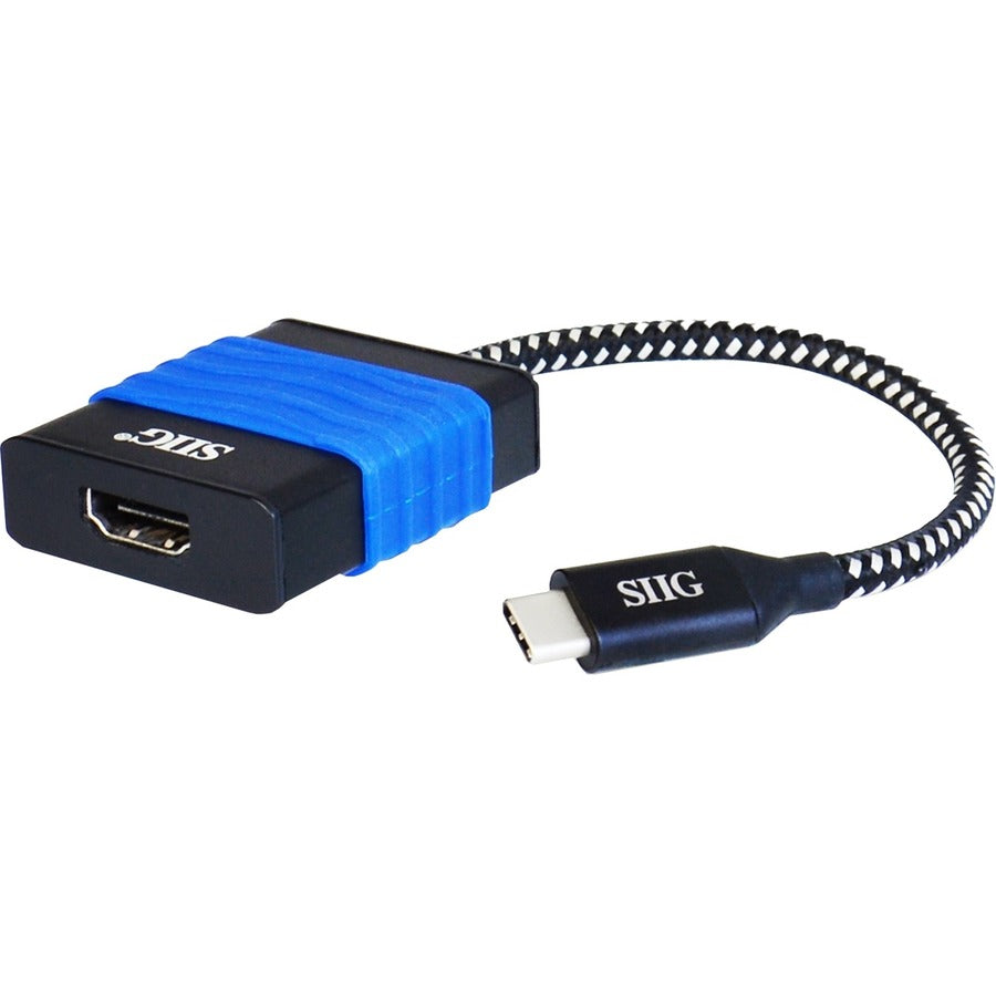 SIIG USB Type-C to HDMI Cable Adapter - 4Kx2K for Ultra HD Video and Audio