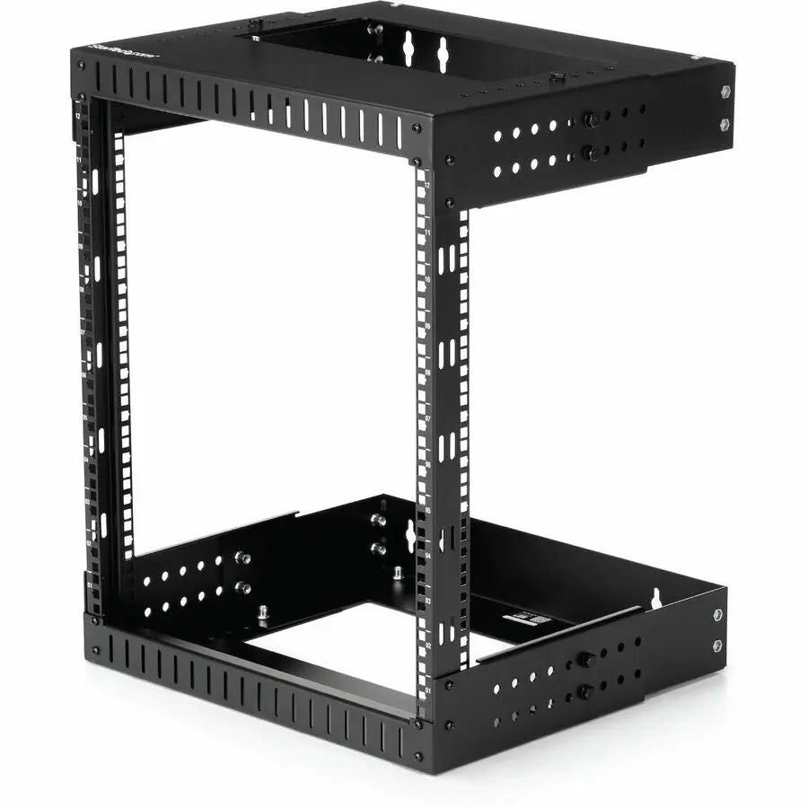 StarTech.com RK12WALLOA 12U Wall Mount Server Rack - Adjustable Open Frame Data Cabinet