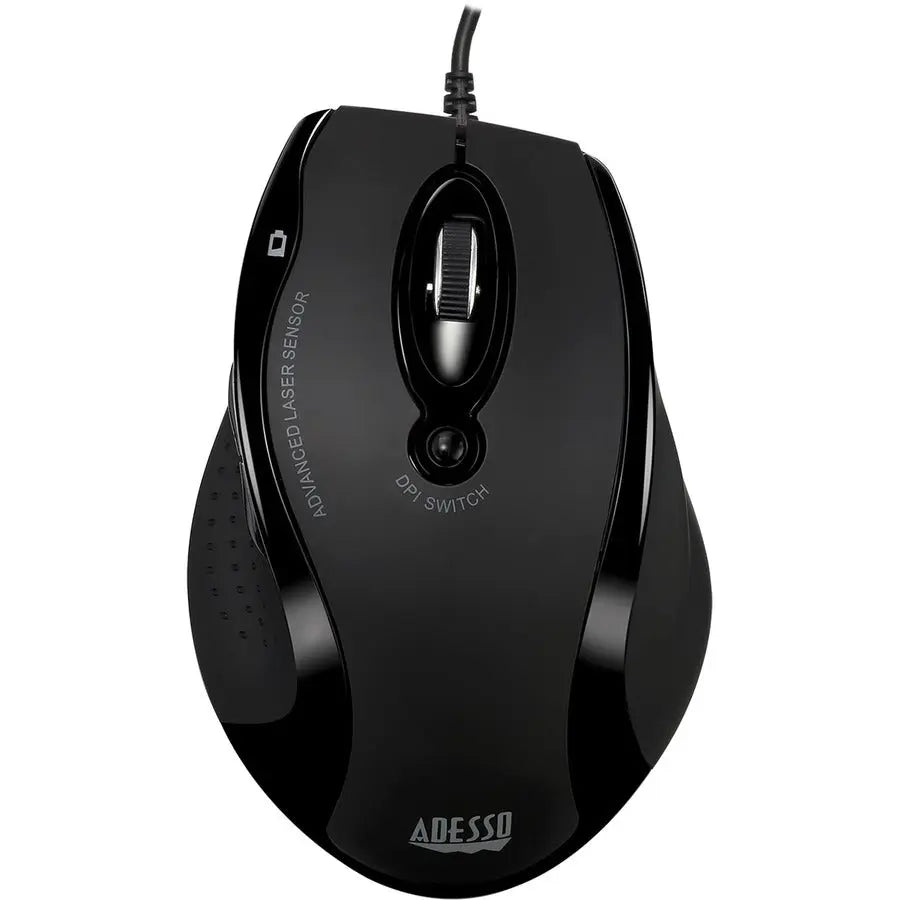 Adesso iMouse G2 Ergonomic Optical Mouse with Adjustable DPI and Internet Navigation Buttons
