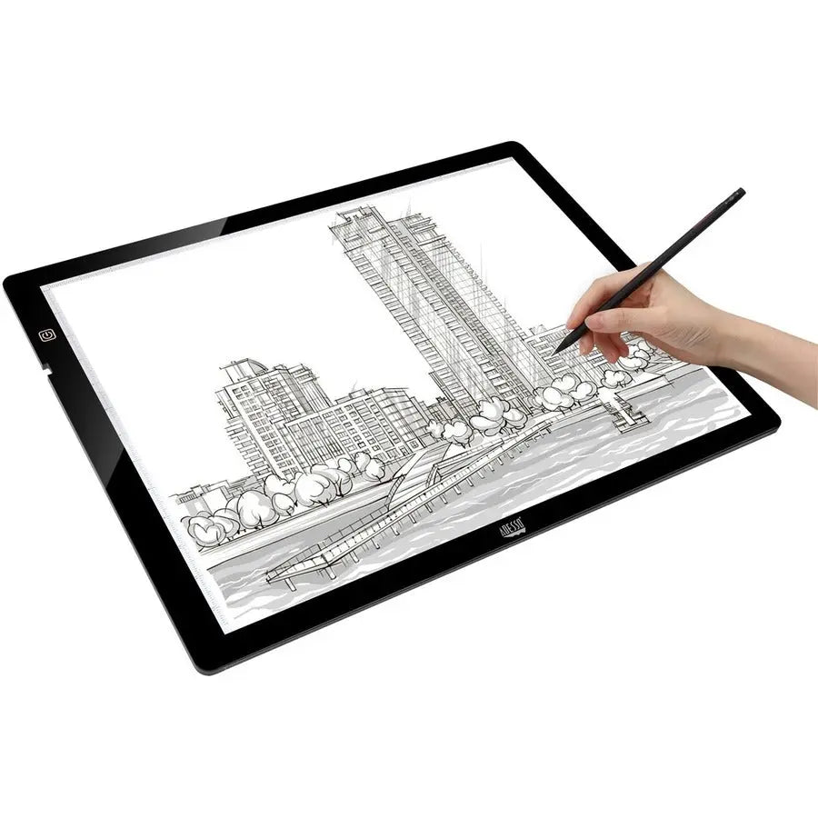 Adesso CyberPad P2 12 x 17 Inch LED Light Tracing Pad for Artists, Students, and Professionals