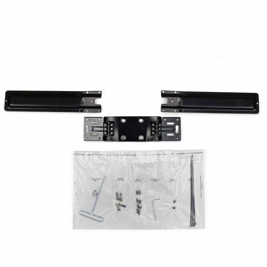 Ergotron Inc Dual Monitor Double-Hinged Bow - Adjustable Workstation Crossbar for Screens Up to 25"