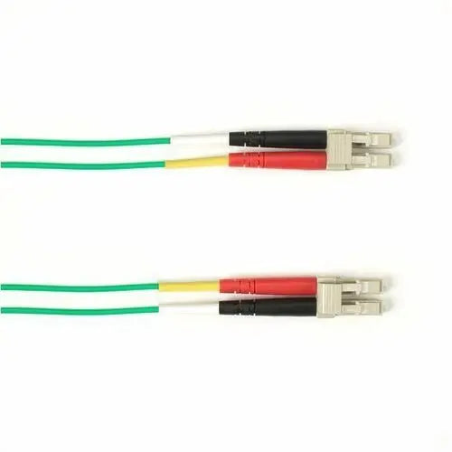 Black Box Fiber Optic Duplex Patch Network Cable FOCMP10-005M-LCLC-GN - 10G Ethernet Support with Micro-Bend & Environmental Coatings