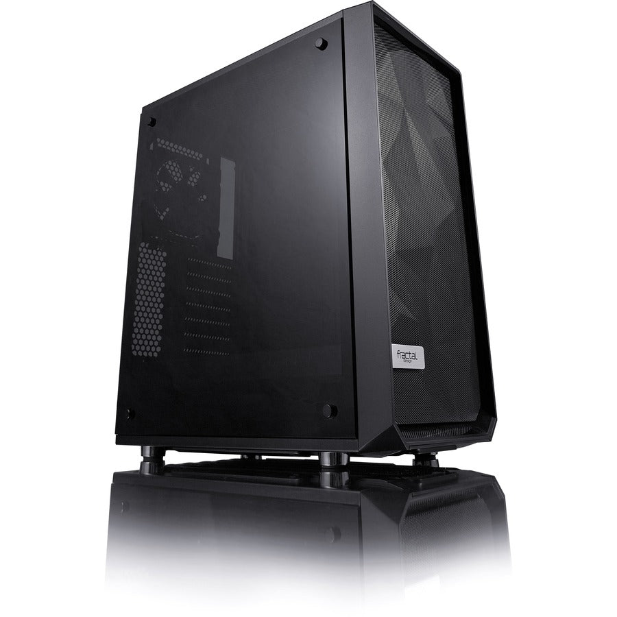 Fractal Design Meshify C Window Mid-Tower Computer Case with Tempered Glass and High Airflow Design