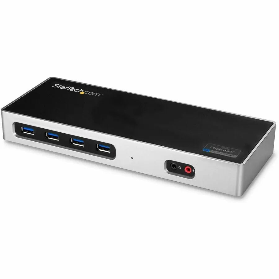StarTech.com DK30A2DH Dual 4K Docking Station with USB-C & USB-A Ports for Multi-Monitor Setup