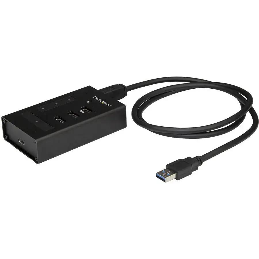 StarTech.com 4-Port USB 3.0 Hub with USB-C and Mounting Options - Metal Desktop Expansion for Windows, Mac, Linux, ChromeOS by StarTech.com