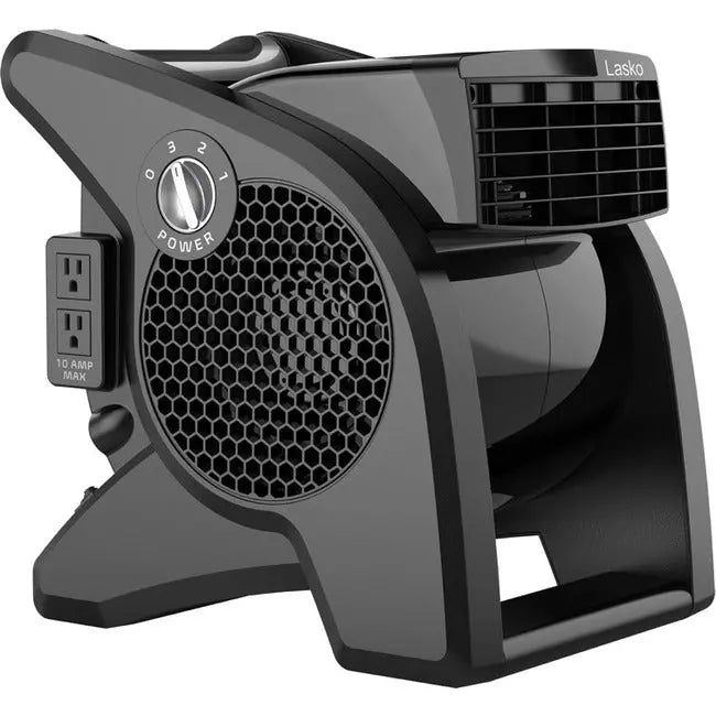Lasko Pro-Performance Pivoting Blower Utility Fan – High Velocity, Multipurpose Air Circulator with 3 Speeds and Pivotal Directional Airflow