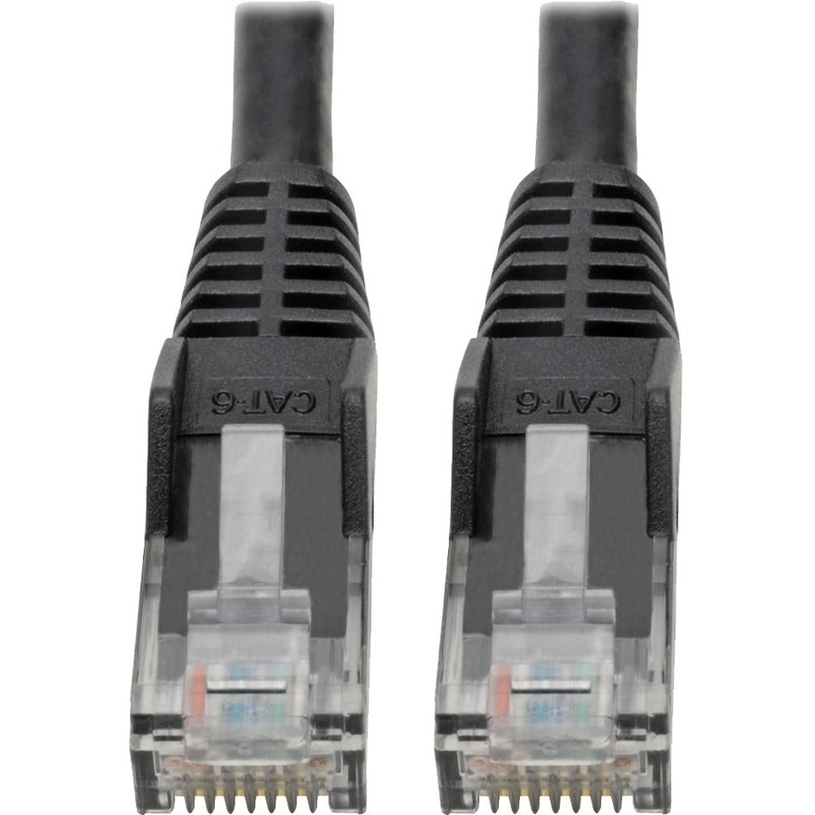 Tripp Lite by Eaton N201-06N-BK Cat6 Gigabit Snagless UTP Ethernet Patch Cable, RJ45 Male to Male, Black